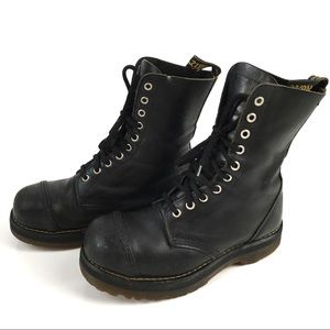 dr martens 10 eye steel toe